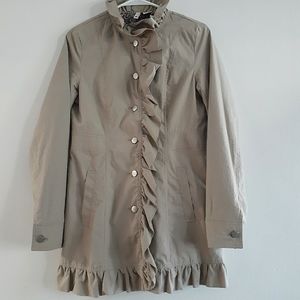 Stella Star button up trench coat